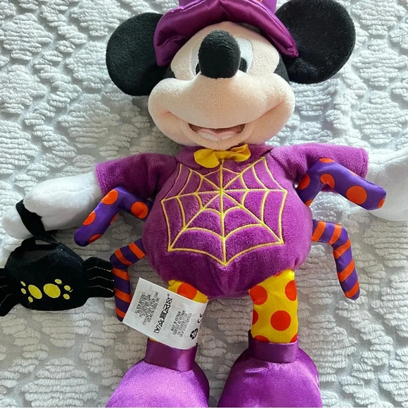 Disney Original Mickey Mouse Halloween Outfit Stuffed Animals Plush Spider - Picture 11 of 14